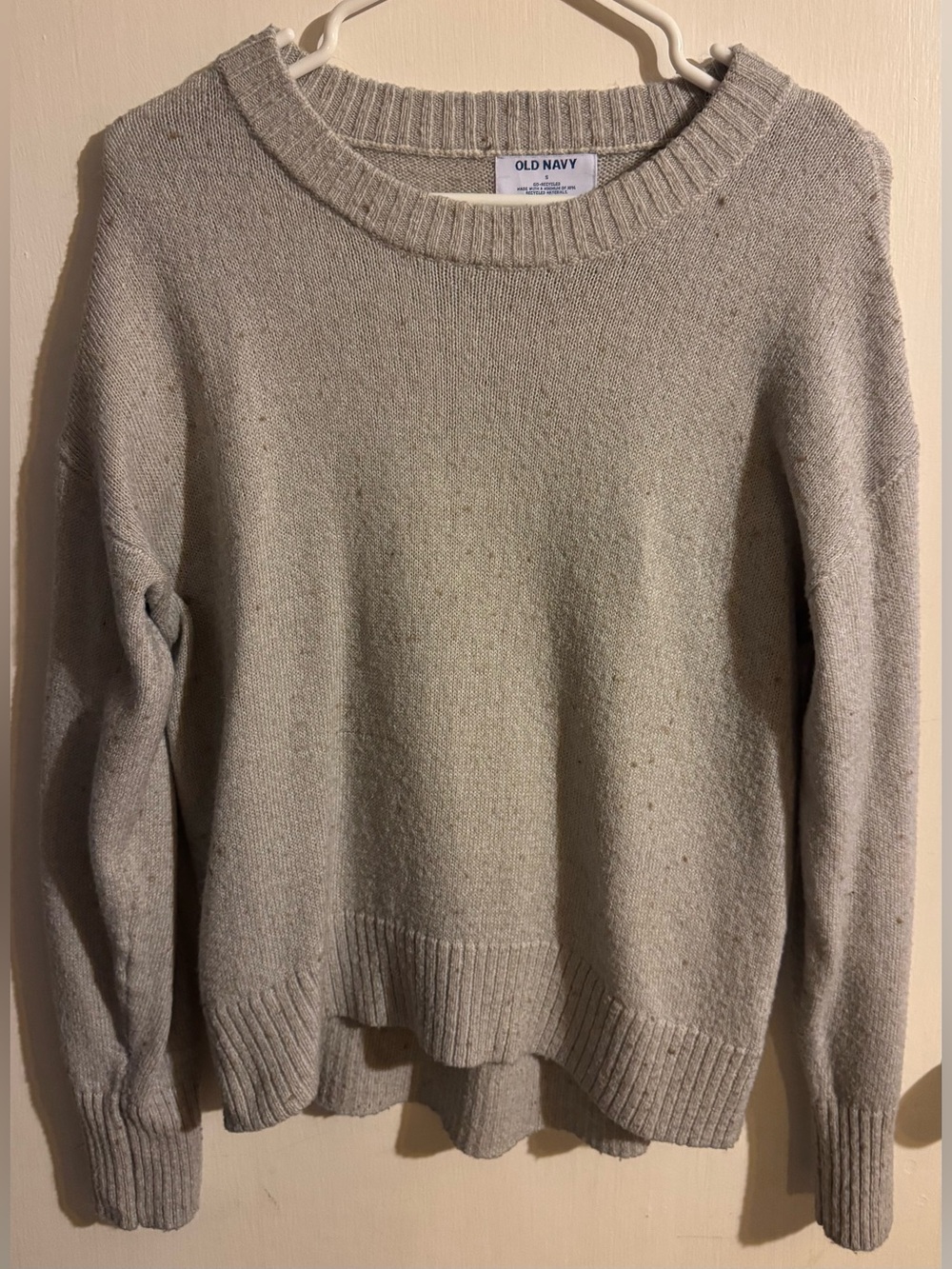 ✨3 for 18$✨ Old Navy women’s Crewneck Sweater in cream